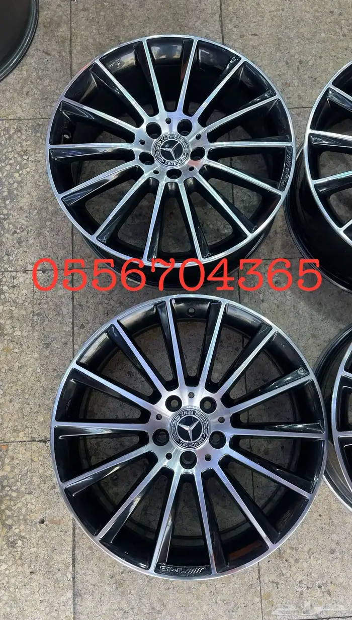جنوط مرسيدس C200 مقاس 19 اصلي وكالة موديل 2020 7