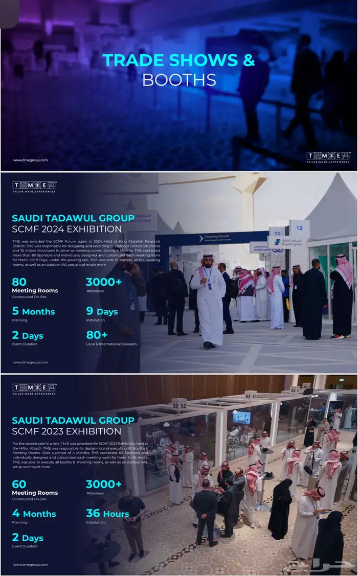 شركة تنظيم مؤتمرات ومعارض. www.Tme group.com 1
