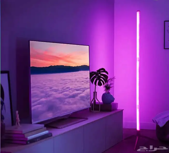 مصباح ارضي RGB ار جي بي مع تطبيق عن بعد 1