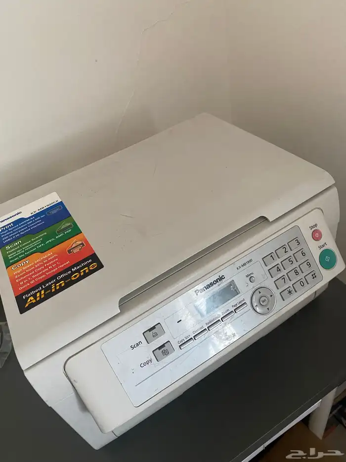 طابعة ثلاثية Panasonic ابيض واسود 0