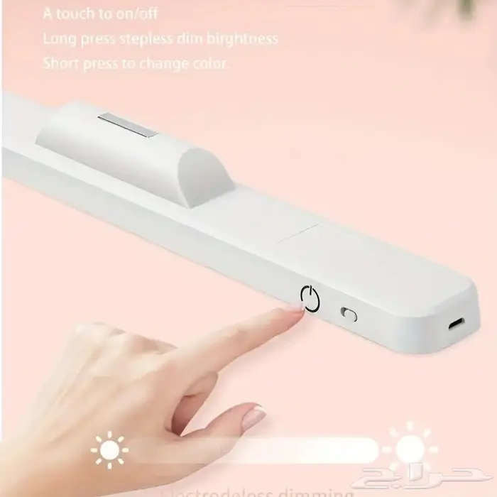 لمبة بدون تسليك كهرباء ذكية بالمس ليد LED بالريموت 2