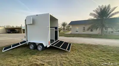 عربة نقل خيل داخل الطايف 1