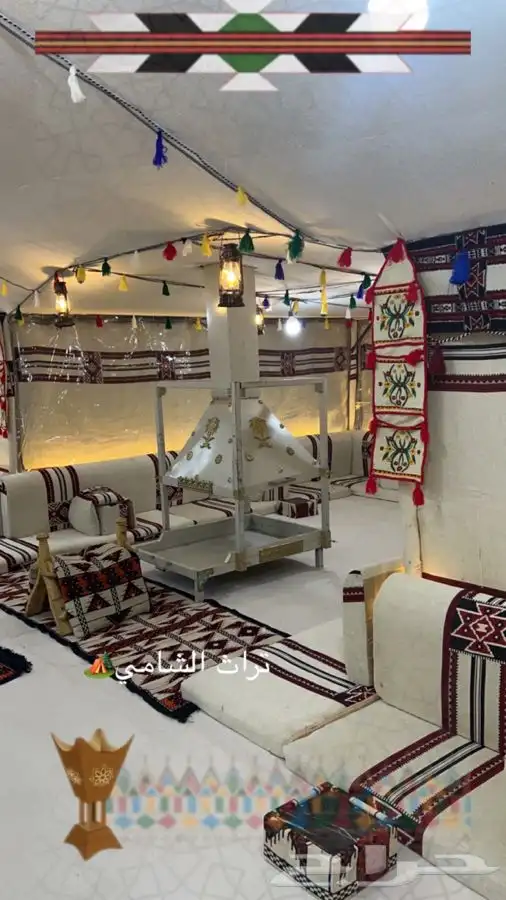 للبيع بيوت شعر وخيام ومجالس ومظلات سياره ومظلات حلال 60