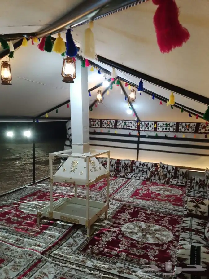 للبيع بيوت شعر وخيام ومجالس ومظلات سياره ومظلات حلال 78