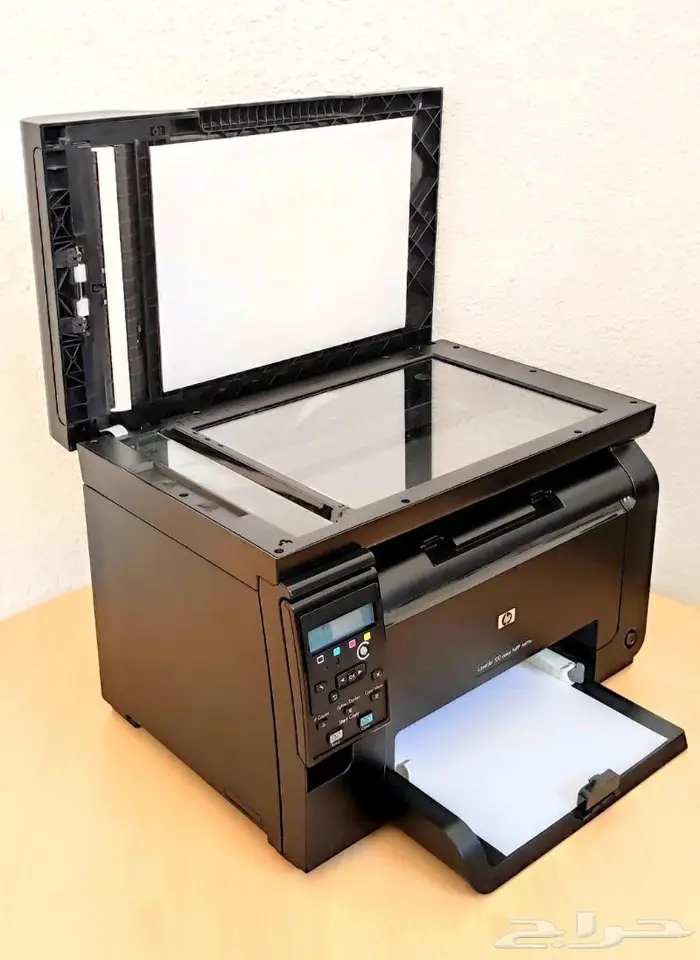 طابعةHP ليزر_4في1_نظيفة_أسود وملون_واي فاي_الحبر رخيص ومتوفر 2