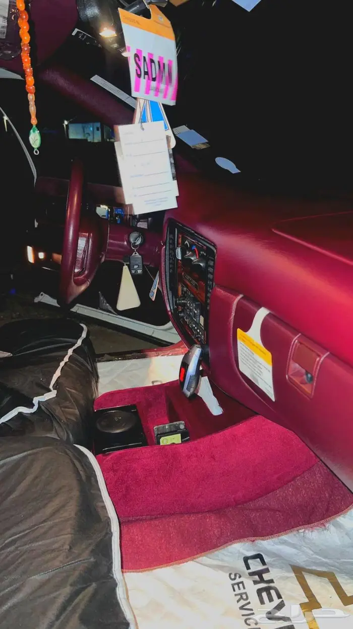 درج منظم وحامل أكواب ومناديل وكاسيت كابرس شيفرولية 19