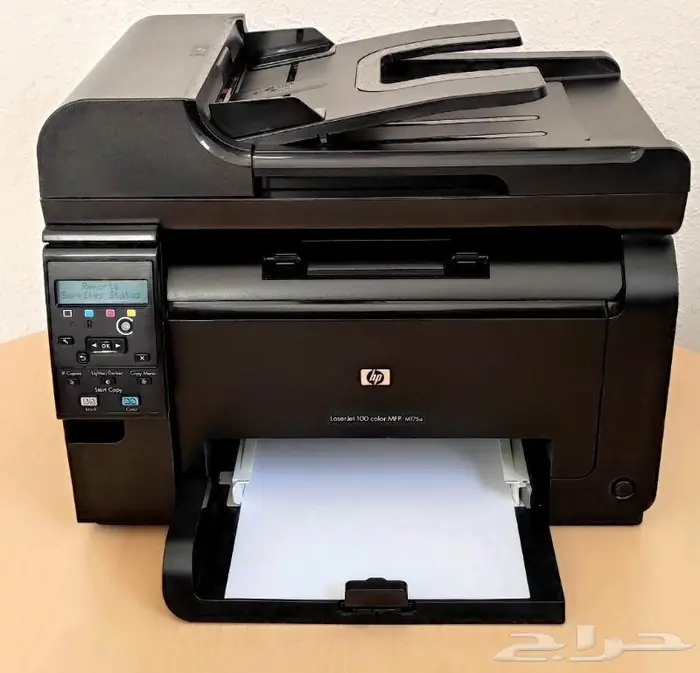 طابعةHP ليزر_4في1_نظيفة_أسود وملون_واي فاي_الحبر رخيص ومتوفر 8