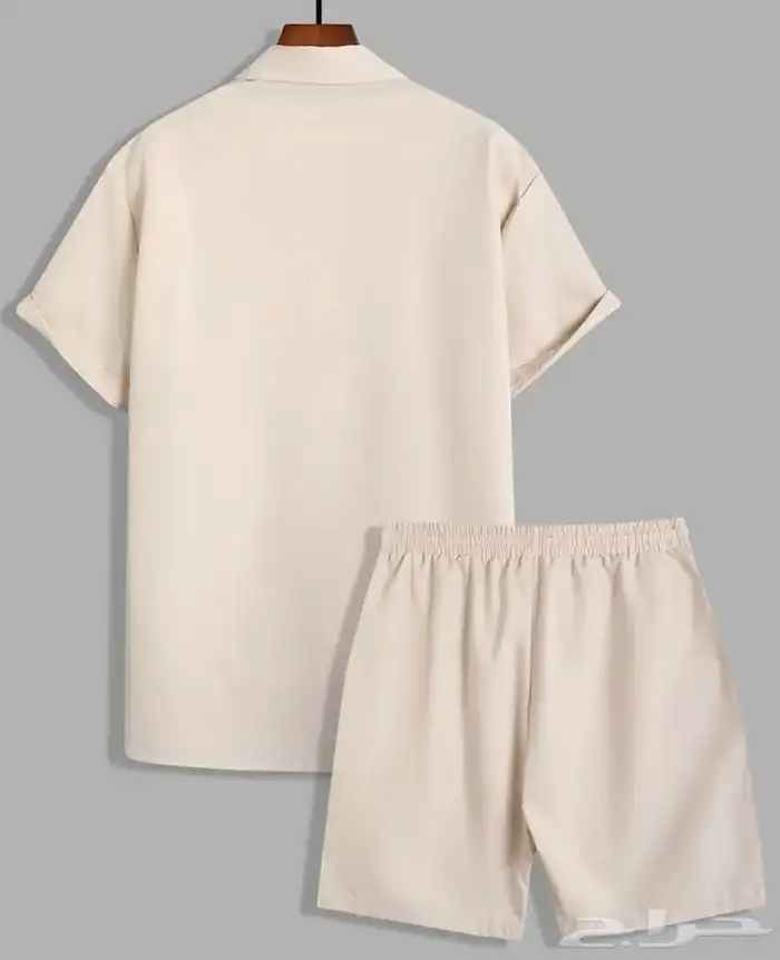 ملابس صيفيه طقم3قطع شورت داخلية قطنية مع سترة الوان ومقاسات 79