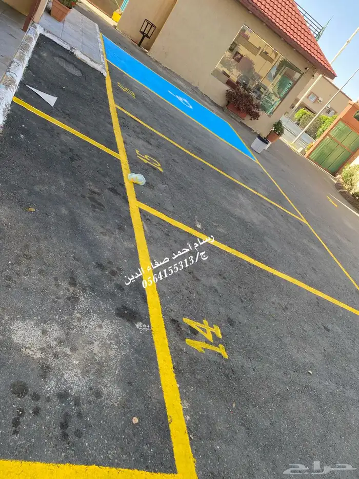 خطاط و رسام مغاسل السيارات و روضات واستراحات 14