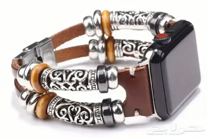 ايطار لساعات آبل مشغولات يدويه وجلد 92