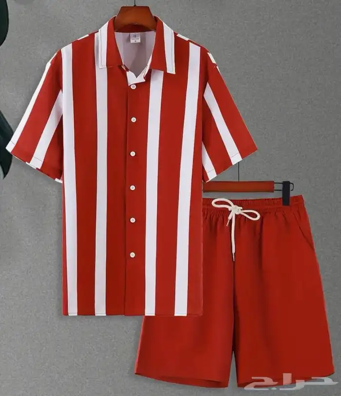 ملابس صيفيه طقم3قطع شورت داخلية قطنية مع سترة الوان ومقاسات 90