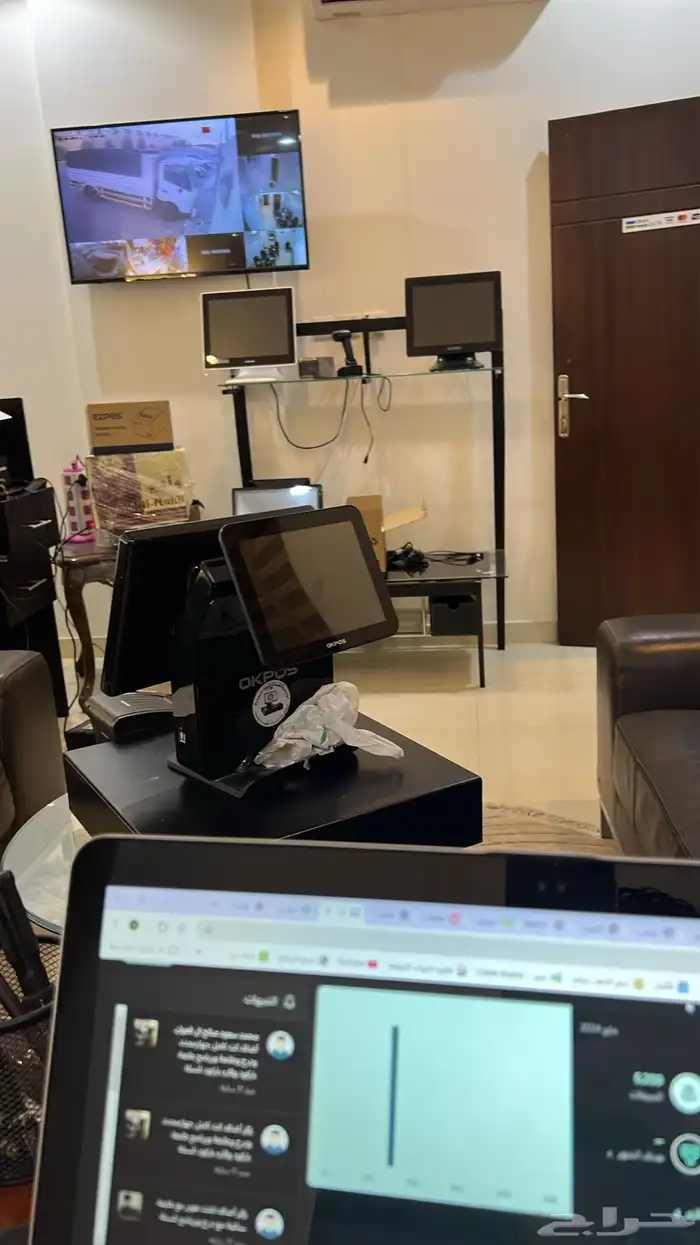 كاشير مستخدم وجديد الفاتورة الاكترونية لجميع الانشطة باسعار 8