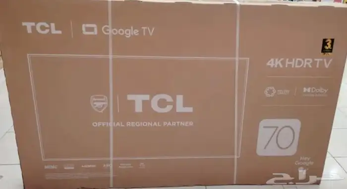 شاشة TCL سمارت 70 بوصة LED 70P635 4K UHD 0