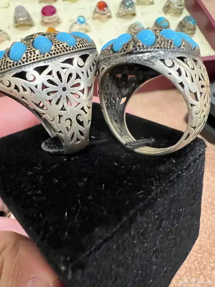 خاتمين فضة نسائية 5
