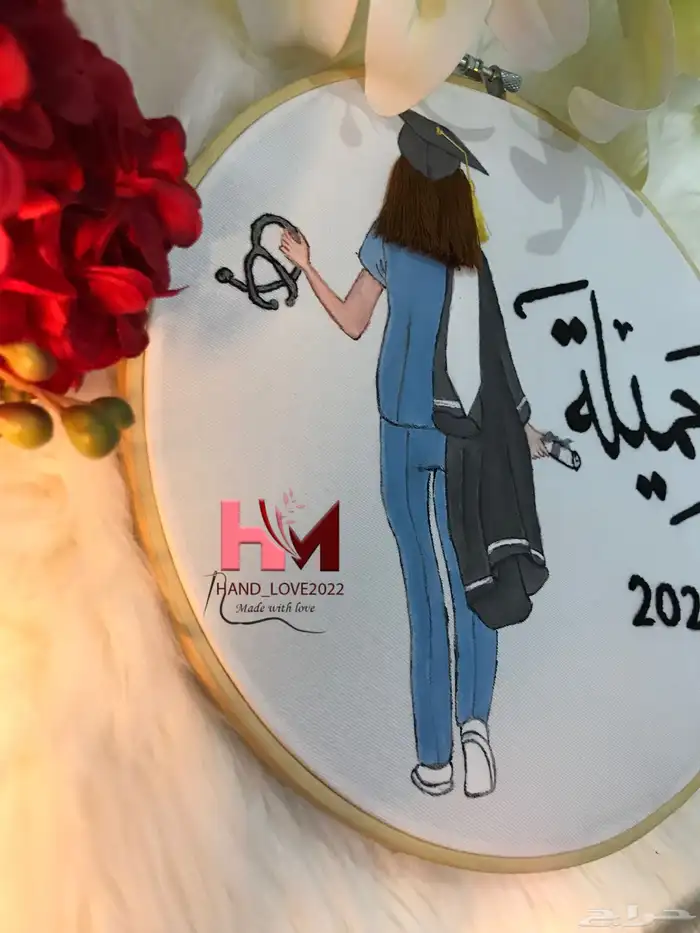 أجمل هدية تخرج لوحه تحمل اسمك وسنة تخرجك وتخصصك دقة واتقان 23