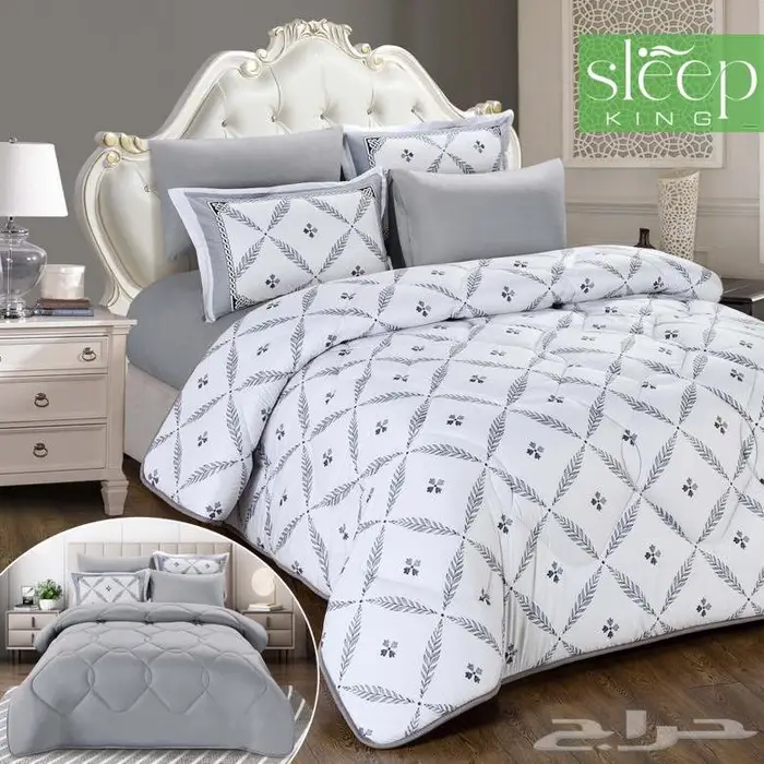 مفرش جينا صيفي مايكرو قطن وجهين مزدوج كنج 2