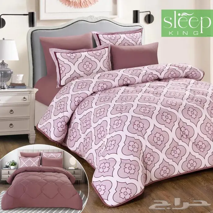 مفرش جينا صيفي مايكرو قطن وجهين مزدوج كنج 5