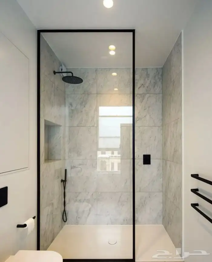 زجاج سيكوريت درابزين واجهات شاورات ابواب زجاج 8