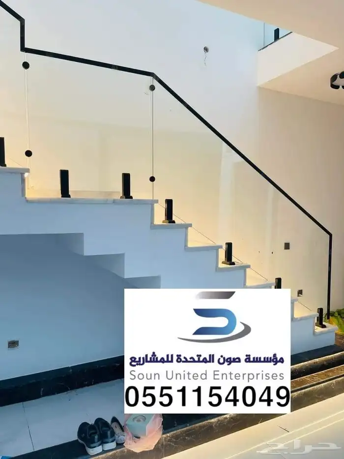 زجاج سيكوريت درابزين واجهات شاورات ابواب زجاج 2