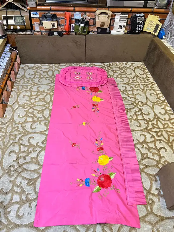 تلبيسة فراش تراثية قديمة ابو وردة 2