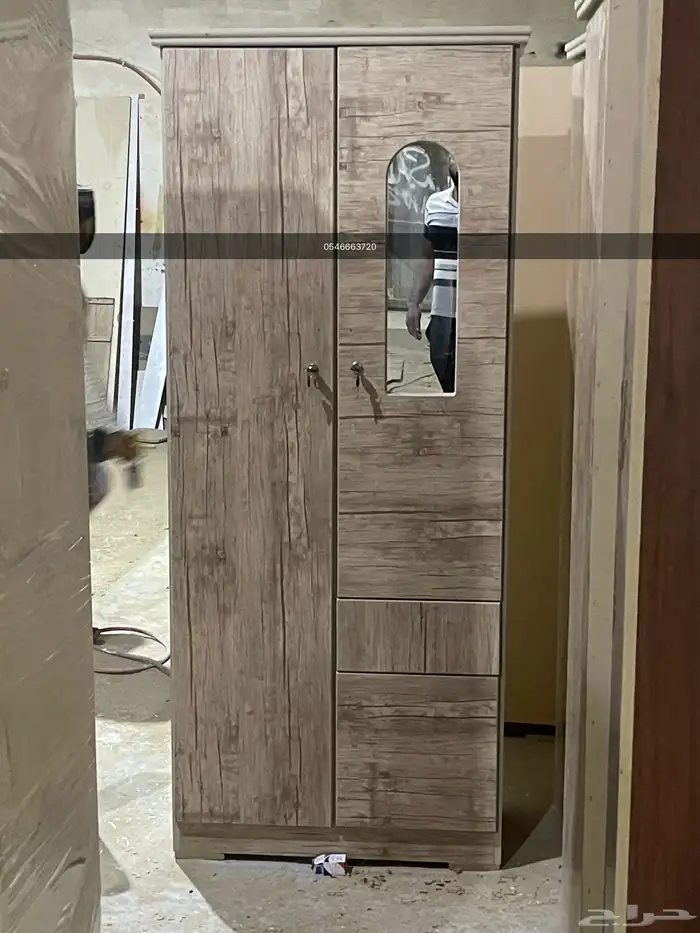 دولاب ملابس خشب توصيل مجانا 2