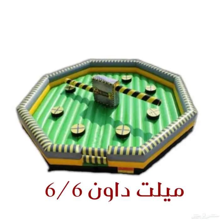اجار نطيطات وزحاليق مائية وملاعب صابونية 0