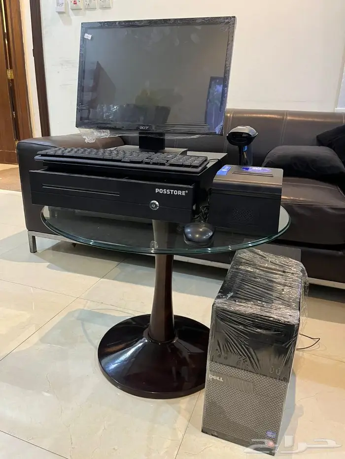 جهاز كاشير متكامل مع برنامج المبيعات والفواتير ويوصلك 7