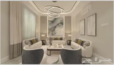 تصميم 3d   تنفيذ ديكورات وتأثيث 3