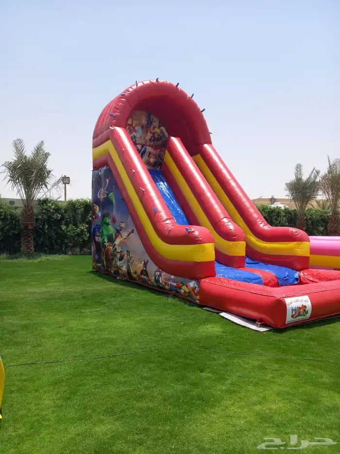 اجار نطيطات وزحاليق مائية وملاعب صابونية 27