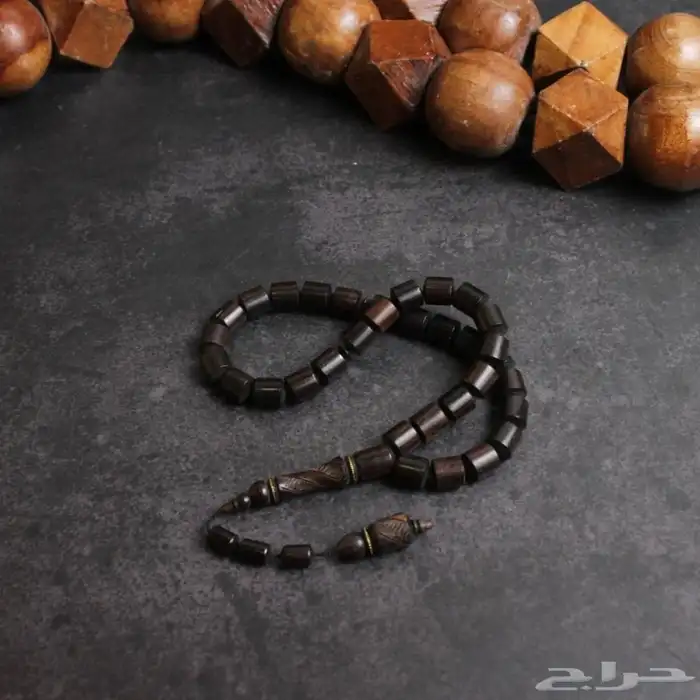 سبحة الأبانوس صندوقي مميز 0