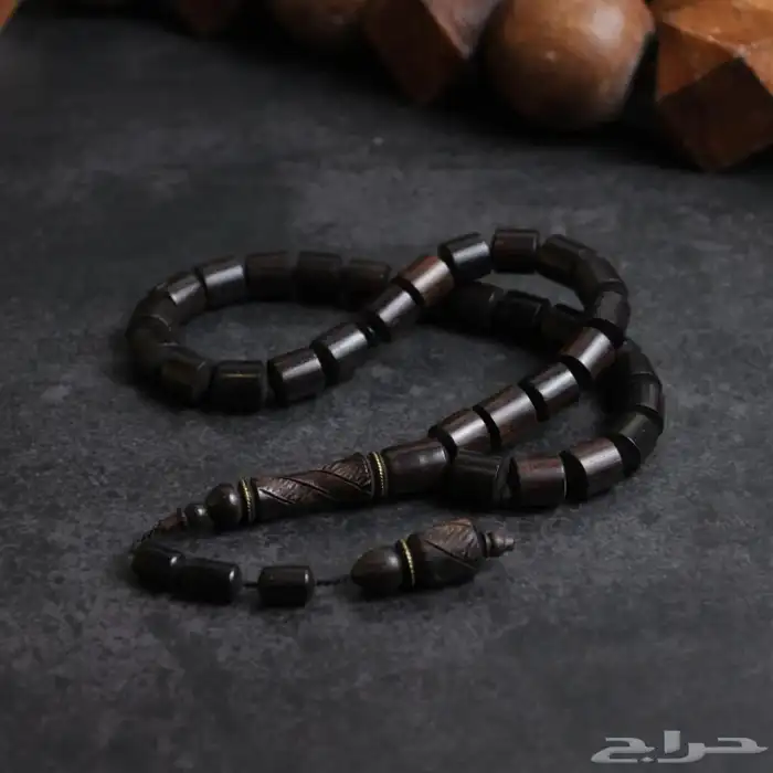 سبحة الأبانوس صندوقي مميز 1