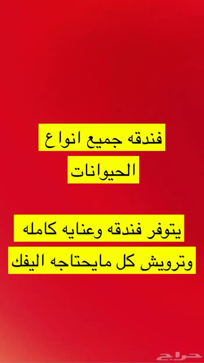 فندقة قطط ترويش حلااقه فندقه جميع النواع الحيوانات 0