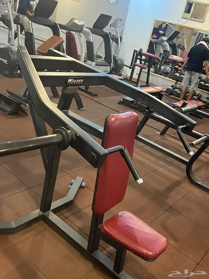 دنابل أوزان بنش بار اولمبي اجهزة مستعمله و جديدة تجهيز نادي 36