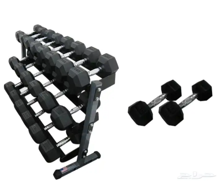 دنابل أوزان بنش بار اولمبي اجهزة مستعمله و جديدة تجهيز نادي 58