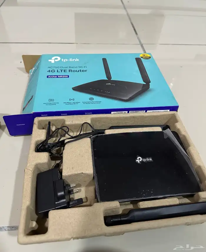 راوتر آرتشر ثنائي النطاق يدعم تقنية 4G LTE طراز MR200 أسود 0