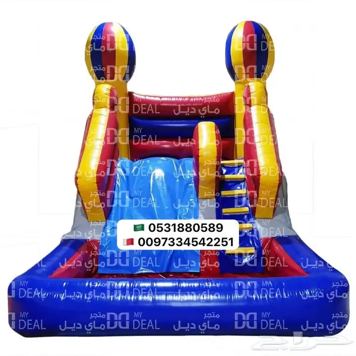 شاشات هوائية بيت هرار نطيطة زحليقة مائية ملعب صابوني نقيزات 12