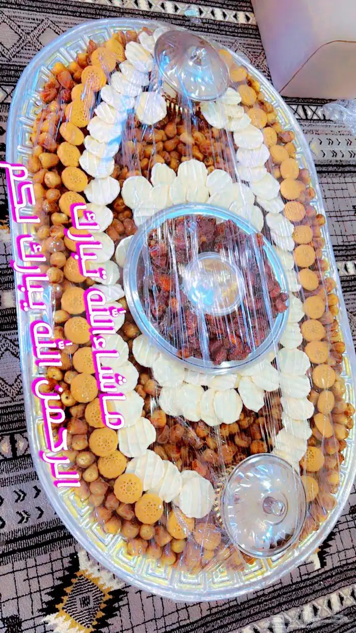 صواني للافراح تمر ومضير وسمن 11