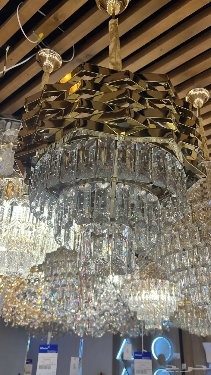 ديكورات نجف تحف ثريات اباليك شحن 1