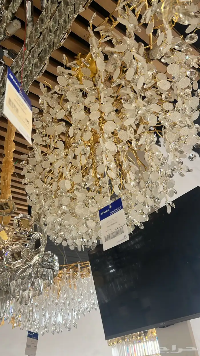 ديكورات نجف تحف ثريات اباليك شحن 71