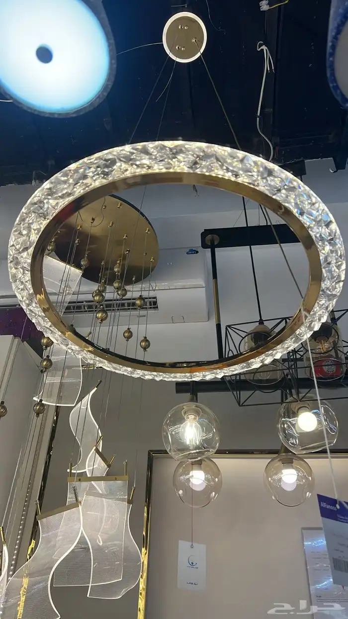 ديكورات نجف تحف ثريات اباليك شحن 14