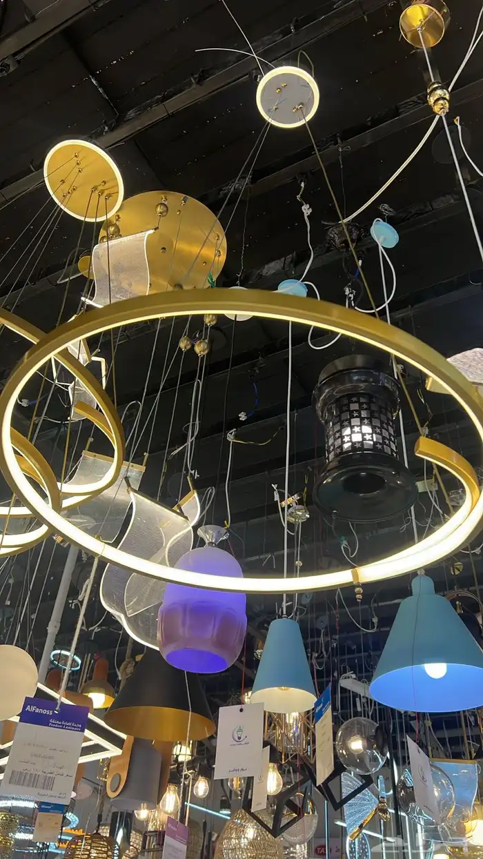 ديكورات نجف تحف ثريات اباليك شحن 20