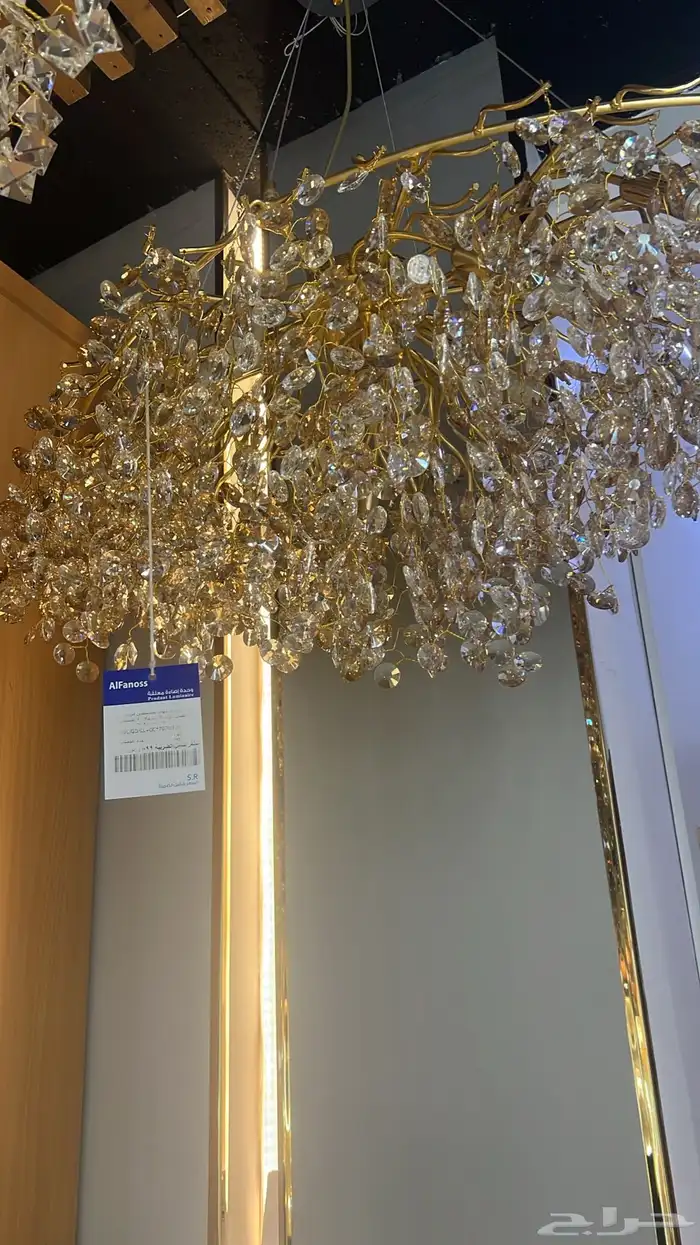 ديكورات نجف تحف ثريات اباليك شحن 72