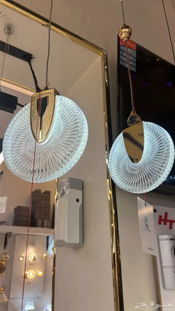 ديكورات نجف تحف ثريات اباليك شحن 18