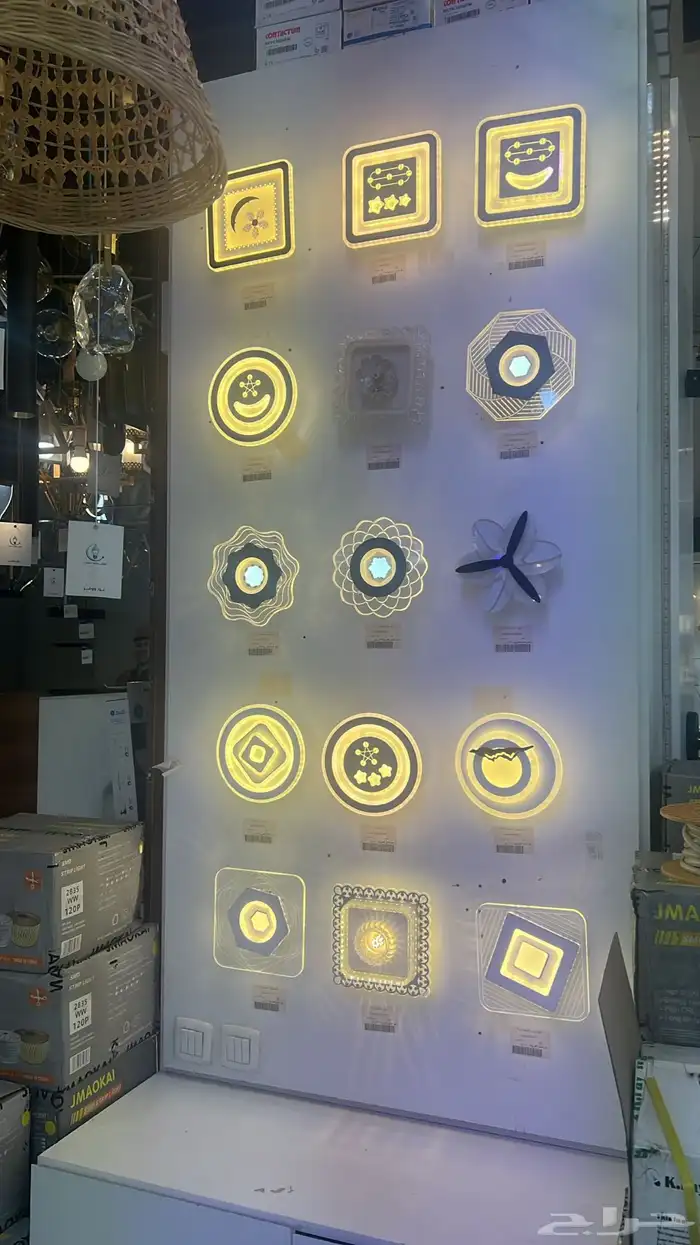 ديكورات نجف تحف ثريات اباليك شحن 39