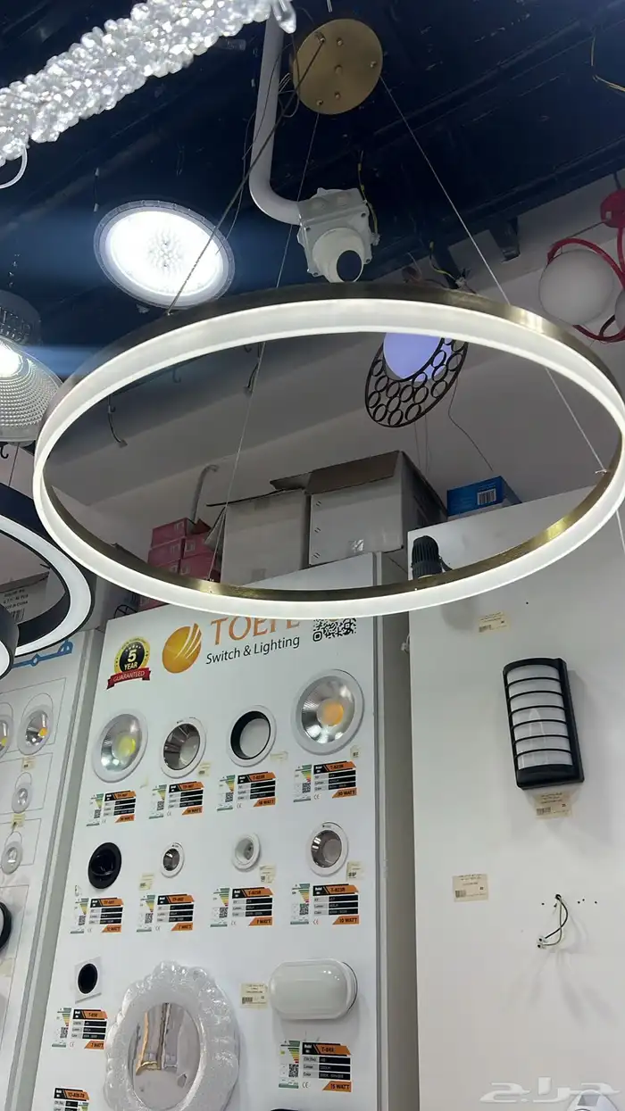 ديكورات نجف تحف ثريات اباليك شحن 42