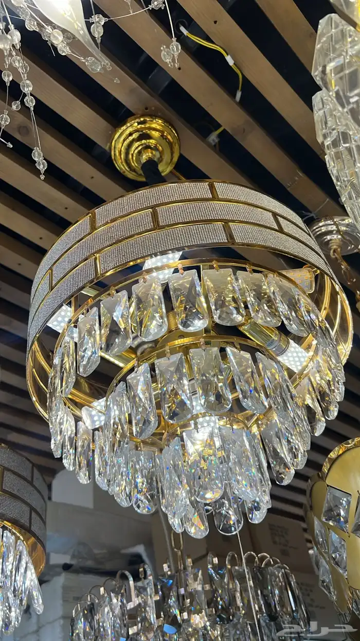 ديكورات نجف تحف ثريات اباليك شحن 6