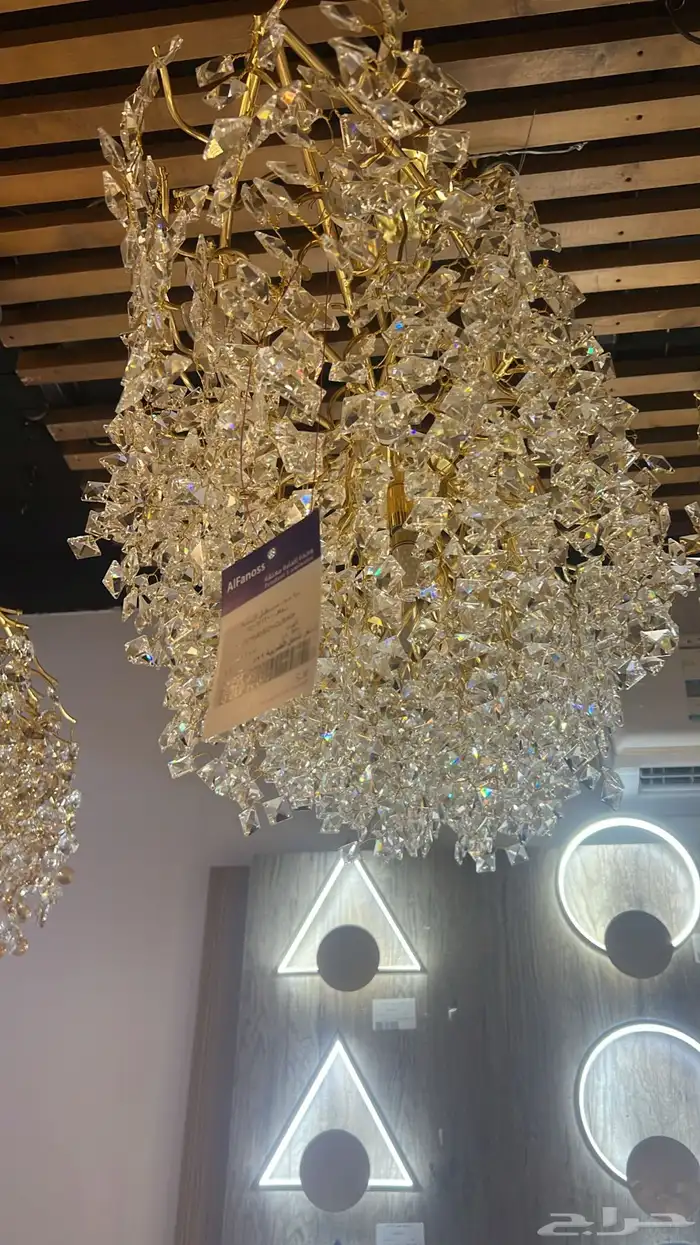 ديكورات نجف تحف ثريات اباليك شحن 66