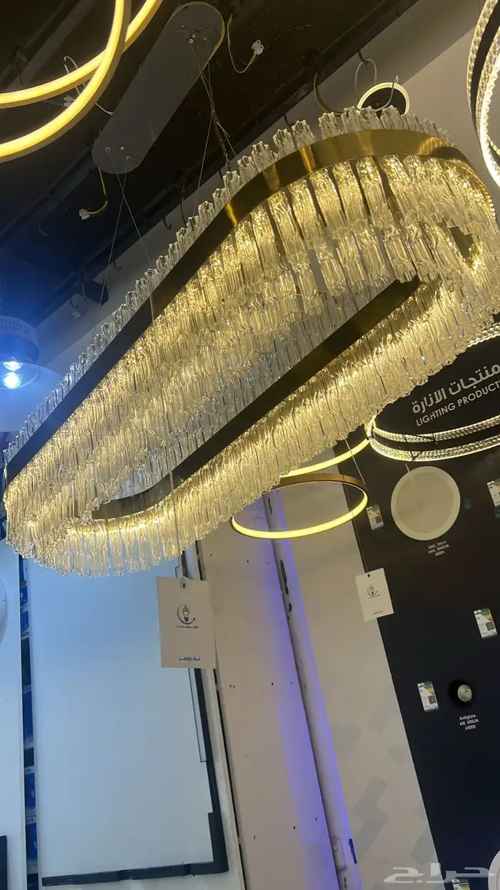 ديكورات نجف تحف ثريات اباليك شحن 74