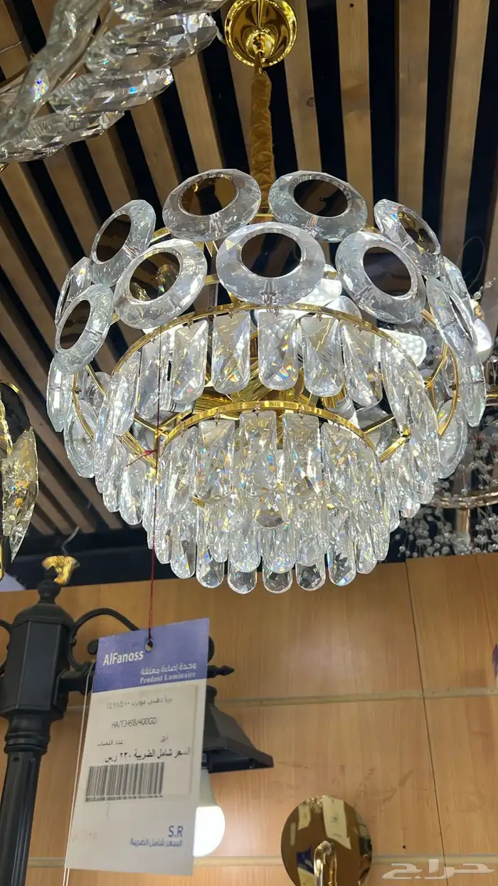 ديكورات نجف تحف ثريات اباليك شحن 5