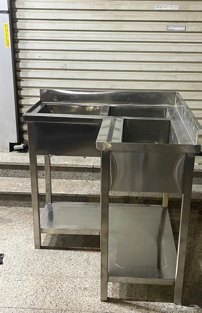 مغاسل ثلاث احواض استيل 2
